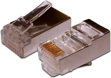 Коннектор медный Lanmaster TWT-PL45/S-8P8C RJ45 кат.5e серебристый