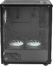Корпус Formula V-LINE 7706 черный без БП ATX 8x120mm 2xUSB2.0 2xUSB3.0 audio bott PSU