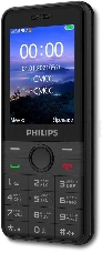 Мобильный телефон Philips E172 Xenium черный моноблок 2Sim 2.4 240x320 0.3Mpix GSM900/1800 FM microSD