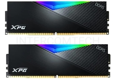 Модуль памяти ADATA DDR5 Общий объём памяти 32Гб Module capacity 16Гб Количество 2 7200 МГц Радиатор Множитель частоты шины 34 1.45 В RGB черный AX5U7200C3416G-DCLARBK