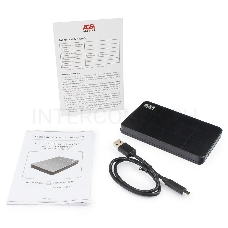 Внешний корпус для HDD AgeStar 3UB2P1C SATA пластик черный 2.5