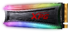 Твердотельный накопитель ADATA SPECTRIX S40G RGB SSD 2TB, 3D TLC, M.2 (2280), PCIe Gen 3.0 x4, NVMe, R3500/W1900, TBW 1280