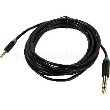 Кабель Vention аудио Jack 6,5 mm M/ 3,5 M - 3 м BABBI