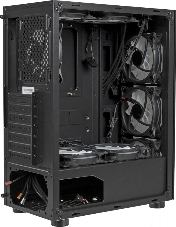 Корпус Formula V-LINE 7706 черный без БП ATX 8x120mm 2xUSB2.0 2xUSB3.0 audio bott PSU