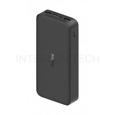 Внешний аккумулятор 20000mAh Xiaomi Redmi 18W Fast Charge Power Bank (Black) 20000mAh Redmi 18W Fast Charge Power Bank (Black)