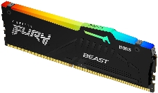 Память Kingston 16GB DDR5 4800MT/s CL38 DIMM FURY Beast RGB