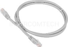 Кабель Patch cord Lanmaster TWT-45-45-5.0/6-GY 5м UTP Cat 6 Grey