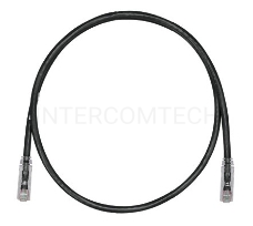 Кабель Патч-корд Panduit UTPSPL3MBLY вилка RJ-45 кат.6 3м чёрный LSZH