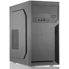 Корпус с блоком питания 450Вт. Case Foxline FL-702, mATX, 1x5.25EXT, 1x3.5EXT, 2x3.5INT, 2xUSB2.0, HDA, w/o FAN, w/450W ATX PSU, w/1.2m EU pwr cord