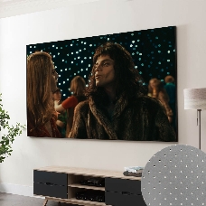 Экран Cinema S'OK SCPSFR-298x168PG Pro 135'' 16:9 настенный, постоянного натяжения, акустическое плотно Perforated Gray, черная рамка 1см