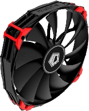 Вентилятор ID-COOLING NO-14025K 140x140x25мм (24шт./кор, PWM, Low Noise, резиновые углы, черный, 800-1600об/мин)  BOX