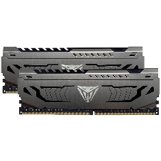 Оперативная память DDR 4 DIMM 8Gb PC25600, 3200Mhz, PATRIOT Viper Steel (PVS48G320C6K) (retail)