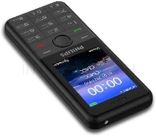 Мобильный телефон Philips E172 Xenium черный моноблок 2Sim 2.4 240x320 0.3Mpix GSM900/1800 FM microSD