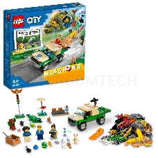 Конструктор Lego City Missions Wild Animal Rescue Missions пластик (60353)