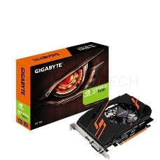 Видеокарта GIGABYTE GV-N1030OC-2GI PCI-E 3.0 2 ГБ GDDR5, 64 бит, DVI-D, HDMI, GPU 1265 МГц