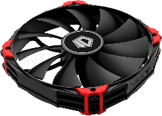Вентилятор ID-COOLING NO-14025K 140x140x25мм (24шт./кор, PWM, Low Noise, резиновые углы, черный, 800-1600об/мин)  BOX