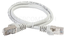 Коммутационный шнур ITK PC01-C5EF-1M5 (патч-корд), кат.5Е FTP, 1,5м, серый