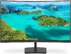 Монитор 27 Philips 271E1SCA/00 Black (VA, изогнутый, 1920x1080, 4 ms, 178°/178°, 250 cd/m, 3000:1, +HDMI, +MM)