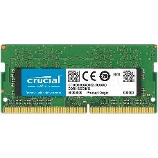 Память для мобильного ПК, CRUCIAL 32GB Single DDR4 3200MHz SODIMM.(RCISCT32G4SFD832A)(CT32G4SFD832A)