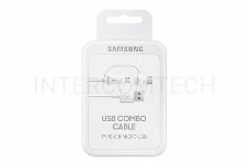 Кабель Samsung EP-DG930DWEGRU USB-microUSB/ USB Type-C белый 1.5м