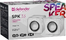 Акустическая система 2.0 DEFENDER SPK 33 WHITE (65631)