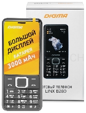 Мобильный телефон Digma LINX B280 32Mb серый моноблок 2.8