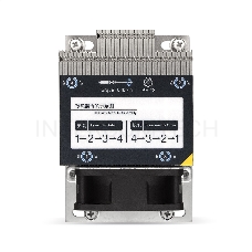 Кулер ExeGate EX293436RUS ESNK-P0063AP4.PWM.2U.SP3.Cu (Al+Cu, 2U, 4 тепл. трубки, LGA SP3, TDP 240W, PWM, 1600-6800RPM, 2 ball bearing, 4pin, 54,3db, 440г, на винтах, с термопастой, Retail box)