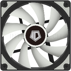 Вентилятор ID-COOLING NO-12025-XT 120x120x25мм (80шт./кор, PWM, Low Noise, резиновые углы, черный, 700-1800об/мин)  BOX