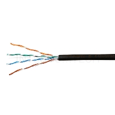 Кабель SkyNet Standart UTP outdoor 4x2x0,48, медный, FLUKE TEST, кат.5e, однож., 305 м, box, черный