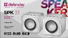 Акустическая система 2.0 DEFENDER SPK 33 WHITE (65631)