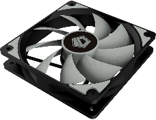 Вентилятор ID-COOLING NO-12025-XT 120x120x25мм (80шт./кор, PWM, Low Noise, резиновые углы, черный, 700-1800об/мин)  BOX