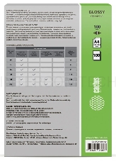 Пленка для ламинирования Cactus 100мкм A4 (100шт) глянцевая 216x303мм CS-LPGA4100100