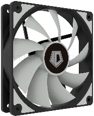 Вентилятор ID-COOLING NO-12025-XT 120x120x25мм (80шт./кор, PWM, Low Noise, резиновые углы, черный, 700-1800об/мин)  BOX