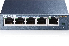 Коммутатор TP-Link SOHO  TL-SG105  5-port Desktop Gigabit Switch, 5 10/100/1000M RJ45 ports, metal case