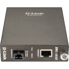 Медиаконвертор D-Link DMC-1910T/A9A, 1000Base-T to 1000Base-LX (up to 15 km, SC) Single Fiber Bi-Direction Media Converter. Transmitting and Receiving wavelength: TX 1550nm; RX 1310nm