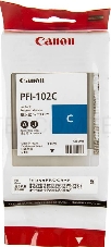 Картридж струйный Canon PFI-102C (0896B001) голубой, 130 мл., для imagePROGRAF iPF605, iPF610., iPF650, iPF655, iPF710, iPF750, iPF755, LP17, iPF510