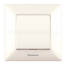 Переключатель Panasonic Arkedia Slim скрыт. 1кл. IP20 бежевый (упак.:1шт) (WNTC00032BG-RU)