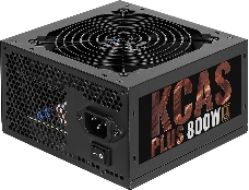 Блок питания Aerocool ATX 800W KCAS-800W PLUS 80+ bronze (24+4+4pin) APFC 120mm fan 7xSATA RTL