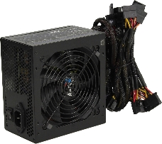 Блок питания Aerocool ATX 500W KCAS-500W PLUS 80+ bronze (24+4+4pin) APFC 120mm fan 7xSATA RTL