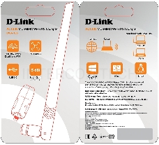 Адаптер D-Link DWA-185/RU/A1A Беспроводной двухдиапазонный USB 3.0 адаптер AC1200 с поддержкой MU-MIMO и съемной антенной