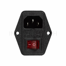 Выключатель клавишный 250V 15А (4с) (ON)-OFF черный Б/Фикс | 36-2380 | REXANT