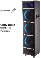 Минисистема Supra SMB-1200 черный 1200Вт FM USB BT SD