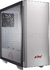 Компьютерный корпус XPG INVADER-WHITECOLOR BOXWORLDWIDE (ATX, подсветка ARGB, 2  вентилятора 120мм, стеклянная боковая панель, ,белый)
