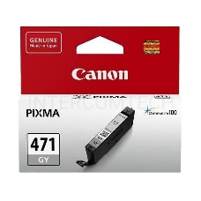 Картридж Canon CLI-471GY (0404C001), серый, 7 мл, до 120 цв.фото 10х15, для PIXMA MG5740/MG6840/MG7740/ TS5040/TS6040/TS8040/TS9040 (CLI471GY)