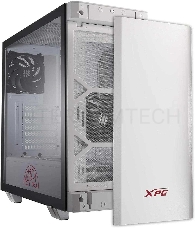 Компьютерный корпус XPG INVADER-WHITECOLOR BOXWORLDWIDE (ATX, подсветка ARGB, 2  вентилятора 120мм, стеклянная боковая панель, ,белый)