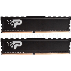 Оперативная память DDR 4 DIMM 32Gb (16Gbx2) PC21300, 2666Mhz, PATRIOT Signature (PSP432G2666KH1) (retail)