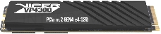 Накопитель SSD Patriot Viper VP4300 2TB, M.2 2280, VP4300-2TBM28H, PCIe 4x4, NVMe, TLC, 7400/6800, 2 heatshields, RET