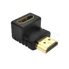 Переходник Greenconnect HDMI-HDMI  19M / 19F верхний угол, (GCR-CV304)