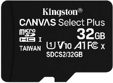 Флеш карта microSDHC 32GB microSDXC Class10 Kingston <SDCS2/32GBSP> Class10 UHS-I Canvas Select up to 100MB/s