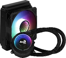 Система водяного охлаждения Aerocool Mirage L120 Soc-AM4/1151/1200/2066/1700 4-pin 20-27dB Al+Cu 200W 756gr LED Ret